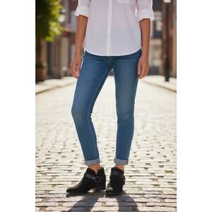 Kenneth Cole Reaction Size 6 Black Suede Harness Ankle Boots Side Zip Block Heel